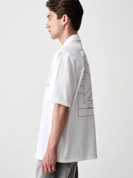 Off-White cămașă din pentru bărbați alb