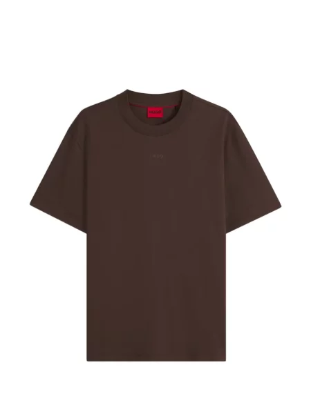 Tricou Hugo din jerseu maro