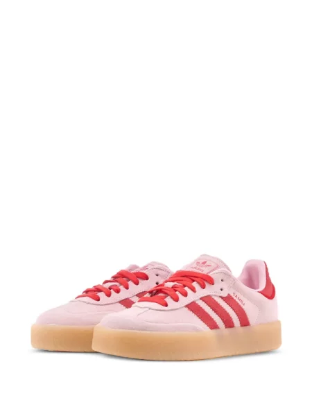 Semišové tenisky Adidas Samba červené