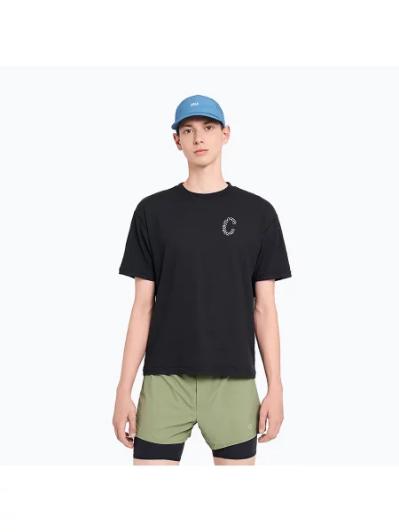 Koszulka do biegania Ciele Athlteics NSP HV 'C" black czarna