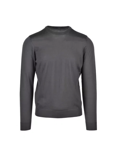 Sweter Drumohr wełniany brązowy