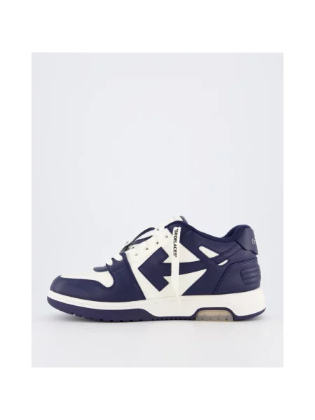 Sneakersy Off-white skórzane biznesowe białe