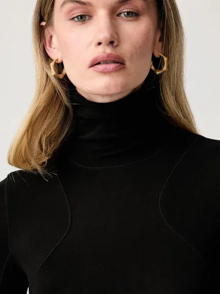 Elisabetta Franchi лонгслів з ліоцелем