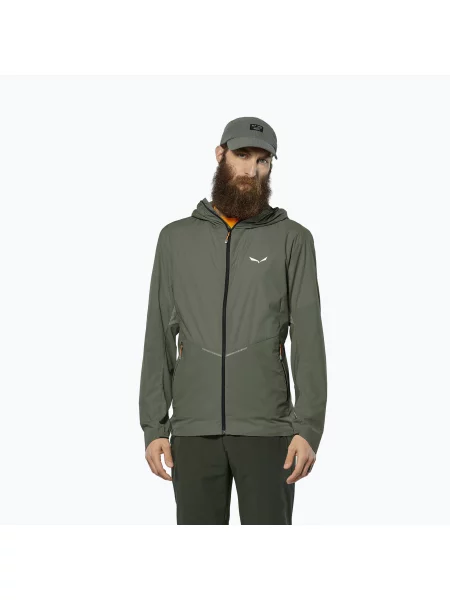 Geacă de vânt pentru bărbați Salewa Pedroc Wind Hood faded green verde