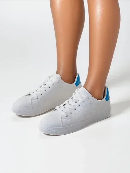 Sneakerși Resti alb