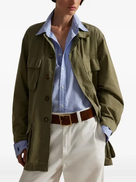 Vunena majica Polo Ralph Lauren s okruglim izrezom iznad koljena narančasta