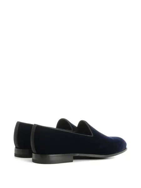 Pantofi loafer Tagliatore de catifea albastru
