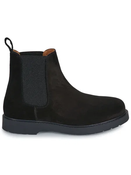 Semišové chelsea boots Selected čierna