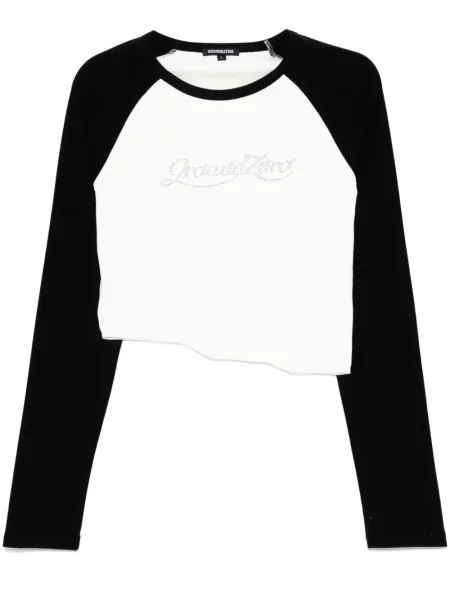 Тениска Ground Zero с кристали бяло