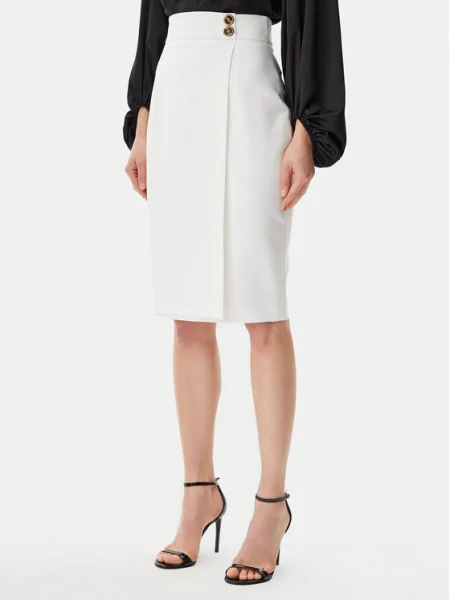 ARTIGLI Fustă tip creion Écru