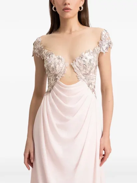 Rochie Gemy Maalouf de costum roz