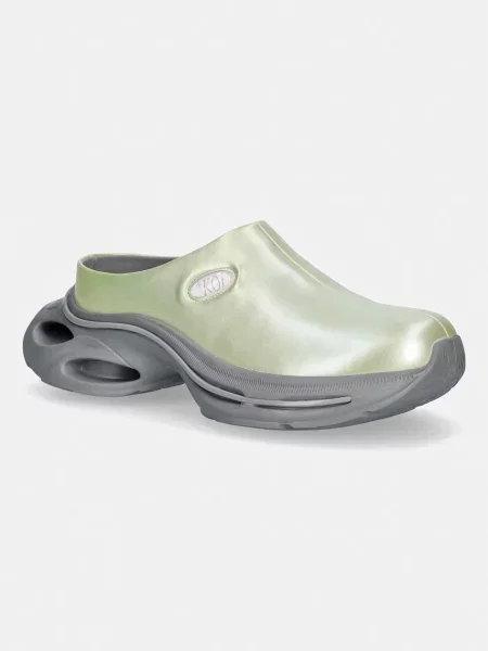 Koi Footwear papuci mocasini pentru femei Lime Waves Chunky Slip On verde