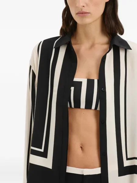 Cămașă Sir cu dungi negru