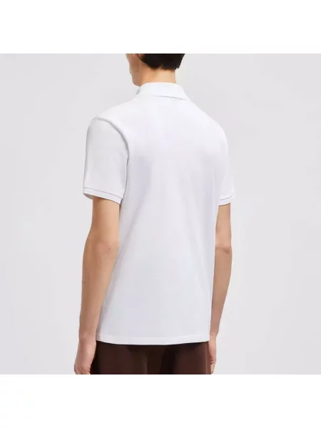 Koszulka polo Moncler biała
