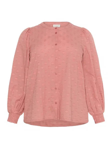 KAFFE CURVE Blúzka Loulou svetloružová