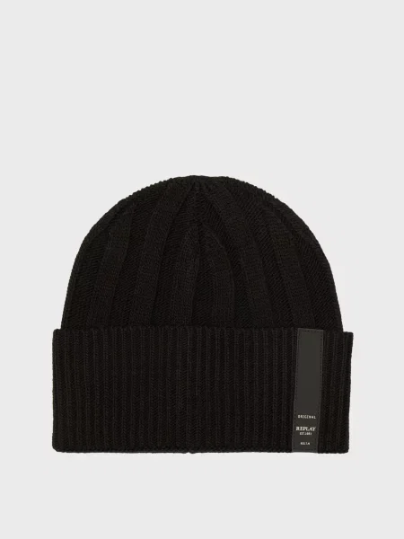 Шапка Replay чорна