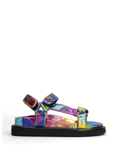 Sandale Kurt Geiger London fără toc albastru
