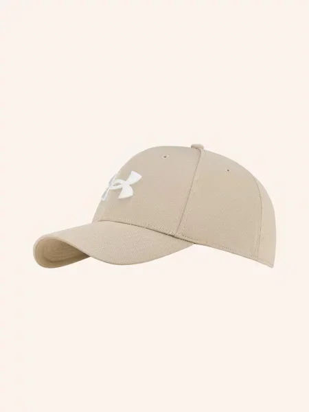 Kšiltovka Under Armour Blitzing city khaki/white quartz hnědá