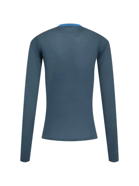 Lung tricou Auralee albastru