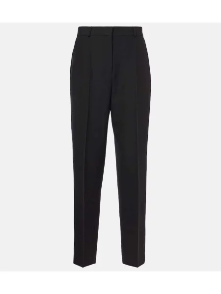 Pantaloni Toteme cu talie joasă negru