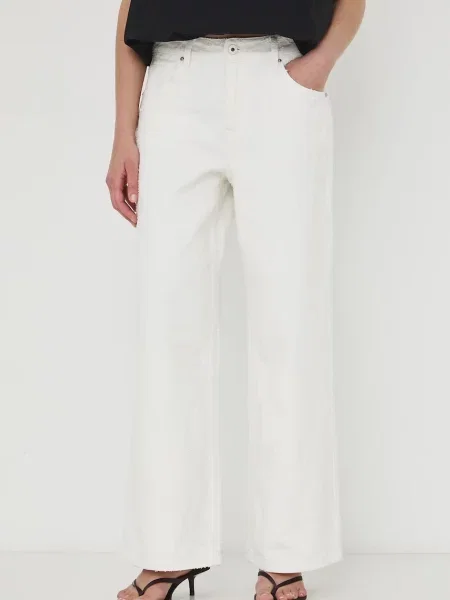 Medicine rifle wide leg dámske biela
