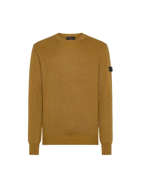 Sweter Peuterey wełniany brązowy