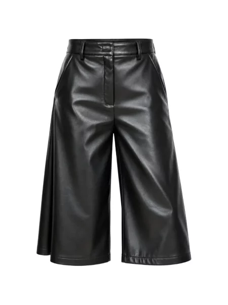 Kožené culottes Marella černé