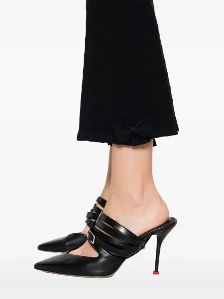 Pantaloni Balenciaga cu funde negru