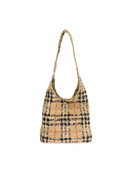 Torebka hobo Burberry beżowa