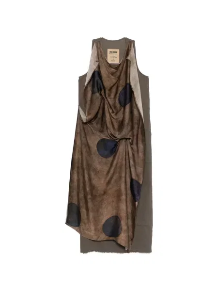Rochie Uma Wang asimetrică maro