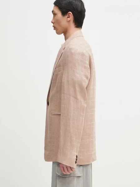 Λινό πανωφόρι Our Legacy Unconstructed Shinjuku Blazer ανδρικό μπεζ