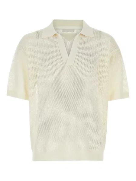 Polo Prada tricotate alb