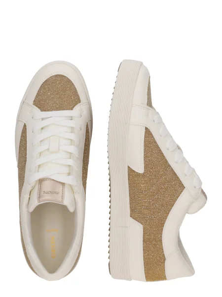 Sneakerși Geox auriu