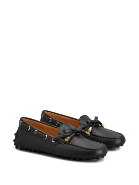 Pantofi loafer Tod's cu funde negru