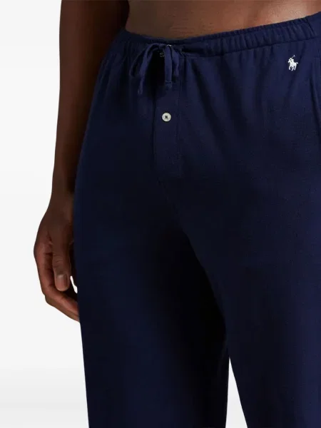 Kratak samt polo majica Polo Ralph Lauren s vezom crna