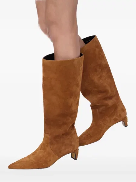 Botine Marc Jacobs din piele de căprioară maro