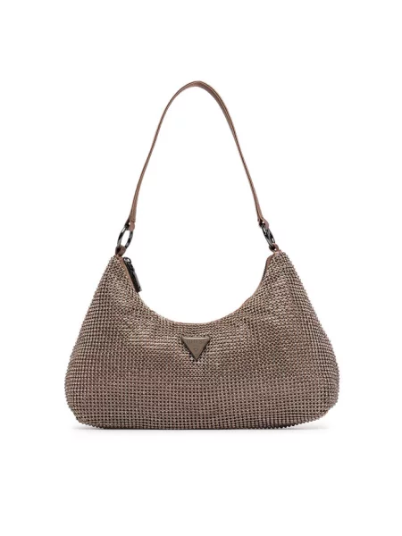 Guess Torebka Jewels ciemny beżowy