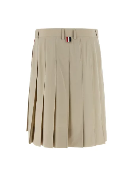 Spódnica mini Thom Browne dzwony beżowa