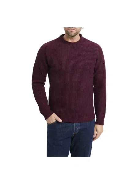 Sweter Daniele Fiesoli wełniany fioletowy