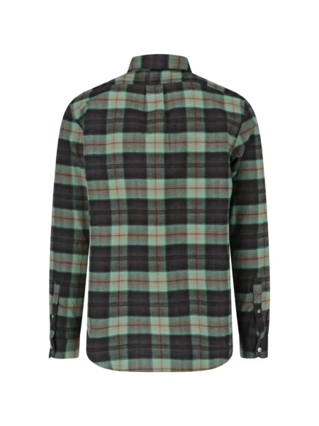 Cămașă Paul Smith în carouri verde