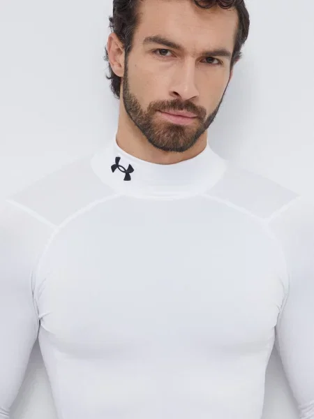 Hosszú ujjú hosszú hosszú ujjú póló Under Armour fehér