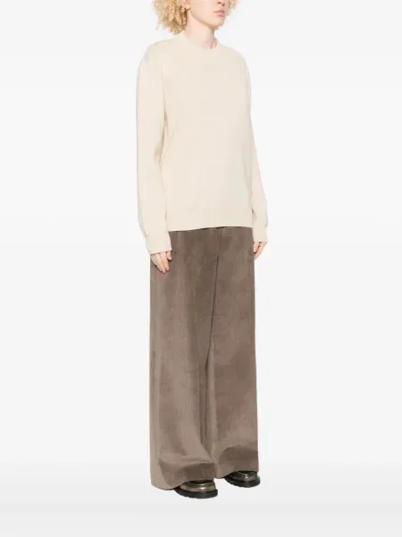 Pulover Golden Goose cu decolteu rotund auriu