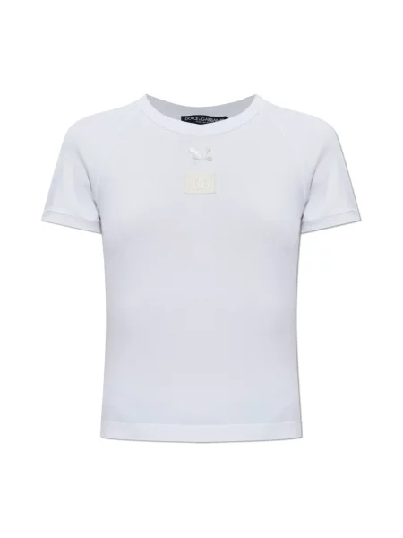 Koszulka Dolce And Gabbana z logo biała