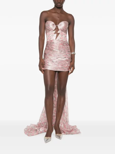 Rochie mini Maria Lucia Hohan cu volane roz