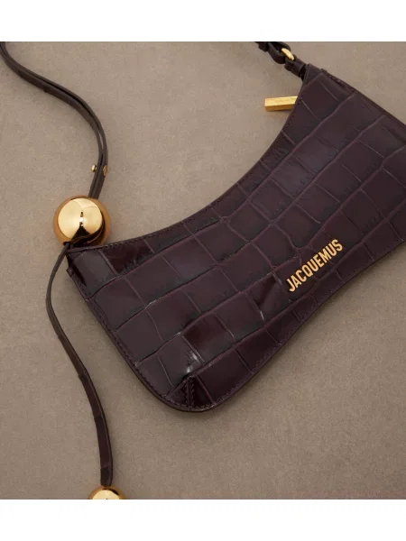 Geantă Jacquemus cu perle din piele