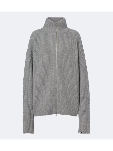 Geacă Extreme Cashmere din cașmir gri