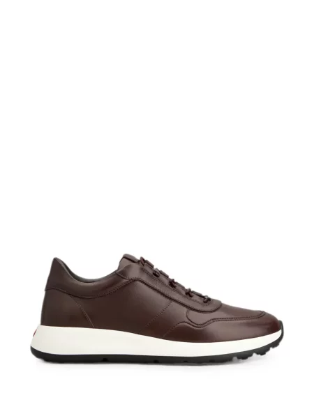 Sneakerși Tod's din piele cu buline roșu