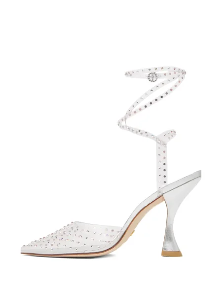 Полуотворени обувки Stuart Weitzman бяло