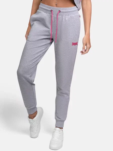 Штани спортивні Lonsdale Leinthall бавовна/еластан сірий