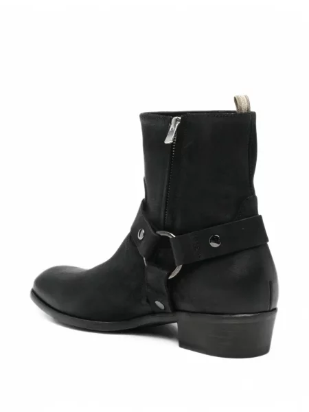 Botine Officine Creative din piele negru